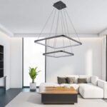 LED závesné svietidlo na lanku + diaľkový ovládač 90W - J4306/S