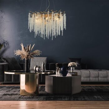 Luxusný závesný krištáľový luster 13 x G9 - CA021/800