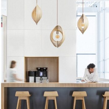 Závesné svietidlo z masívneho dreva E27 / 590 - WRE063