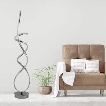 LED dizajnová stojaca lampa 80W - JF2302/CH