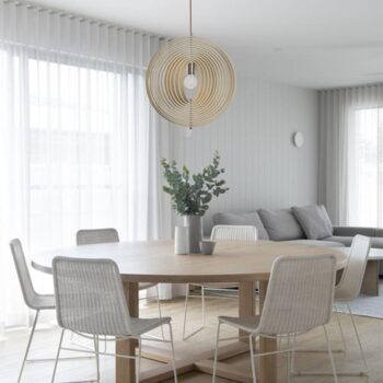 Závesné svietidlo z masívneho dreva E27 / 435 - WRE061