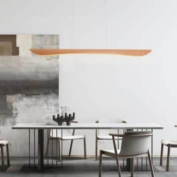 Drevený luster na lanku z masívneho dreva LED 22W / 1200 - WRL0821