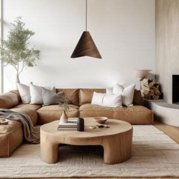 Závesné svietidlo z masívneho dreva E27 / 330 - WRE021