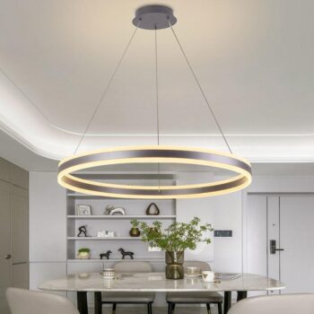 LED závesné svietidlo na lanku + diaľkový ovládač 110W - J4316/S