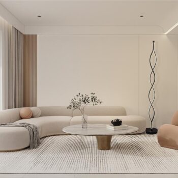 LED dizajnová stojaca lampa 70W - JF2311/B