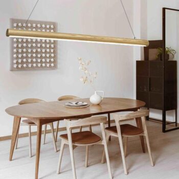 Drevený luster na lanku z masívneho dreva LED 26W / 1500 - WRL0722