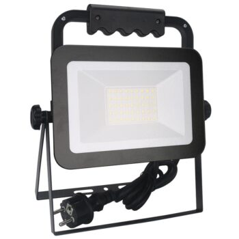LED HQ reflektor 30W s držiakom / 4000K / BK / H - LF2023H