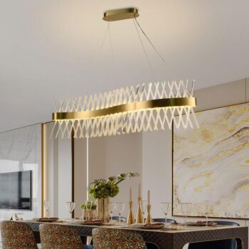 LED krištáľové svietidlo + diaľkový ovládač 95W - J6306/C