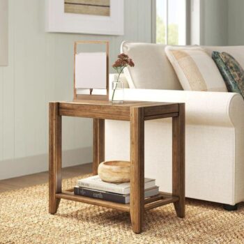 Dizajnová stolná lampa z masívneho dreva E27 / 60W - WRE181