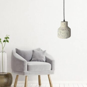 Závesné svietidlo Terrazzo / biela 1 x E27 - ME0015R/W