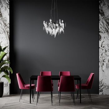 Luxusný závesný krištáľový luster 10 x G9 - CA043/600