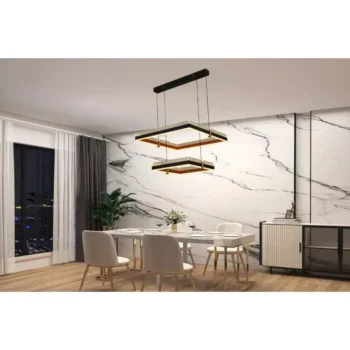 LED závesné svietidlo na lanku + diaľkový ovládač 165W - J4337/B