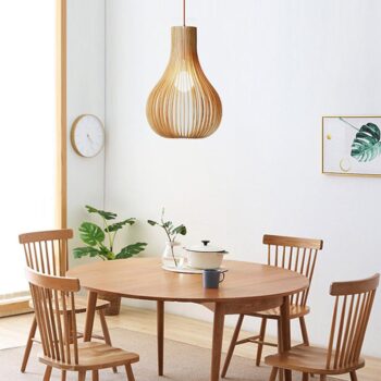 Závesný luster z masívneho dreva E27 / 310 - WRE081