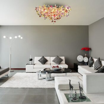 Luxusný stropný krištáľový luster 12 x G9 - CA032/800C