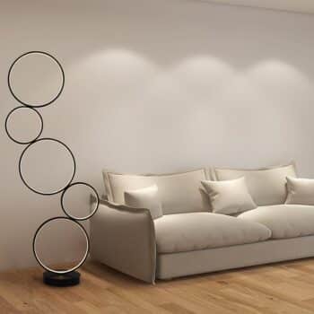 LED dizajnová stojaca lampa 85W - JF2309/B