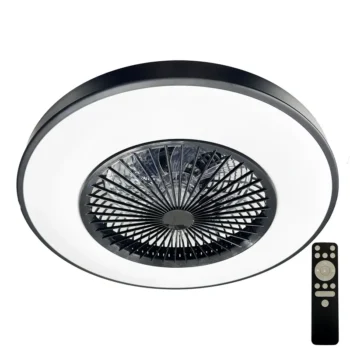LED stropné svietidlo + stropný ventilátor + diaľkový ovládač 72W - LCL6351