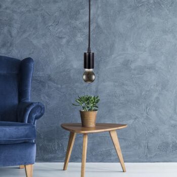 Objímka E27 / 1m / čierna - BH531