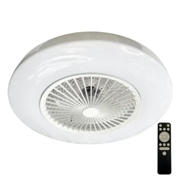 LED stropné svietidlo + stropný ventilátor STAR + diaľkový ovládač 72W - LCL6350