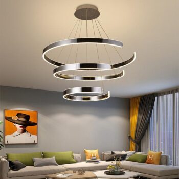 LED visiace svietidlo + diaľkový ovládač 220W - J4329/CH