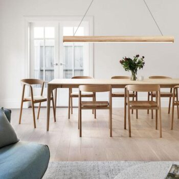 Drevený luster na lanku z masívneho dreva LED 22W / 1200 - WRL0721