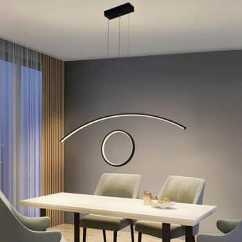 LED závesná lampa na lanku + diaľkový ovládač 55W - J4305/B