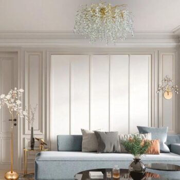 Luxusný stropný krištáľový luster12 x G9 - CA011/800C