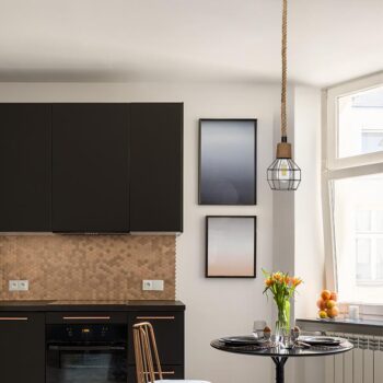 Závesné svietidlo s prírodným povrazom 1 x E27 - ME0001