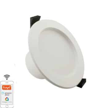 LED podhľadové svietidlo WIFI 10W / IP44 / 3000K - 6500K / WH - LDL164W
