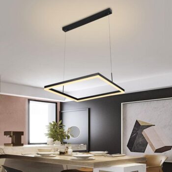 LED závesné svietidlo na lanku + diaľkový ovládač 55W - J4320/B