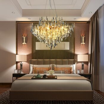 Luxusný závesný krištáľový luster 11 x G9 - CA061/1000L