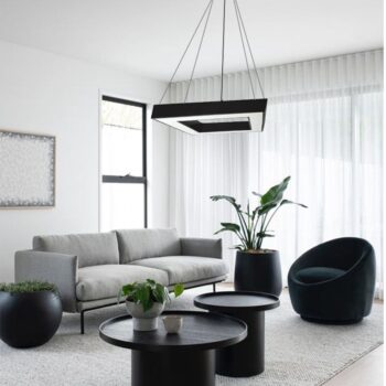 LED závesná lampa na lanku 40W / 4000K - LCL7521-H