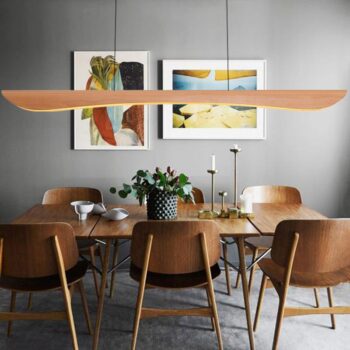 Drevený luster na lanku z masívneho dreva LED 26W / 1500 - WRL0822