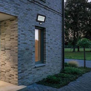 Vonkajší čierny LED reflektor 50W / 4000K - LF0024S