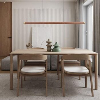 Drevený luster na lanku z masívneho dreva LED 22W / 1200 - WRL0621