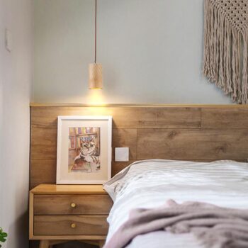 Závesné svietidlo z masívneho dreva GU10 / 80 - WRG031