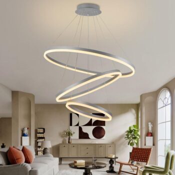 LED závesné svietidlo na lanku + diaľkový ovládač 125W - J4313/S