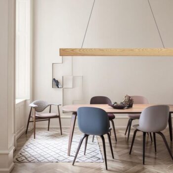 Drevený luster na lanku z masívneho dreva LED 26W / 1500 - WRL0122