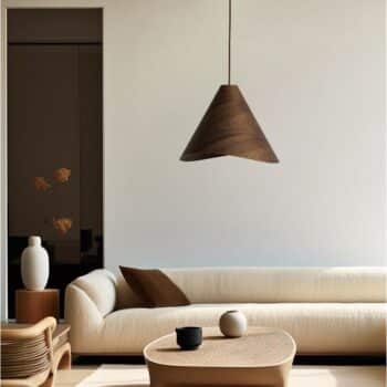 Závesné svietidlo z masívneho dreva E27 / 450 - WRE022