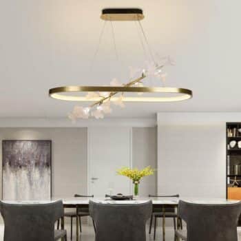 LED závesný luster + diaľkový ovládač 55W - J5303/C